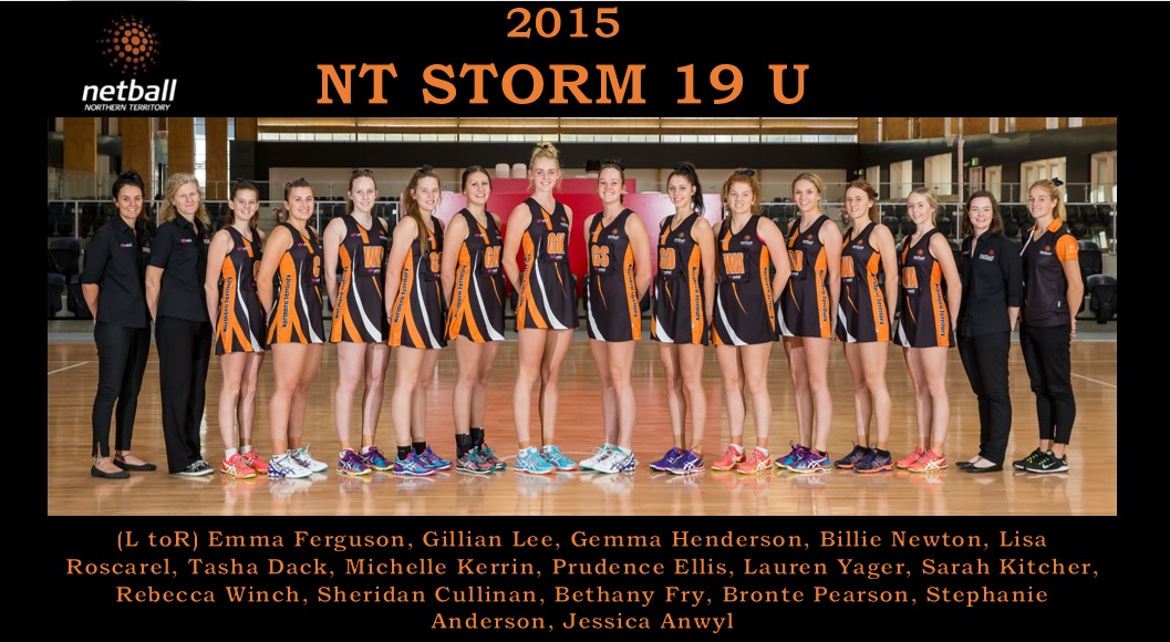 Netball NT State Team 2015 - 19U Team Photo with Names
