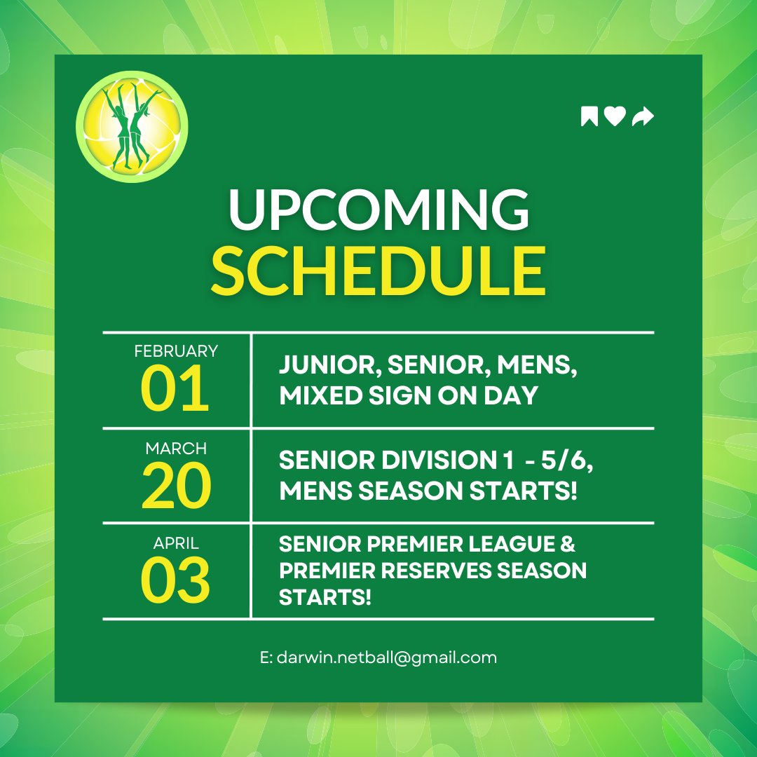 DNA Season Dates 